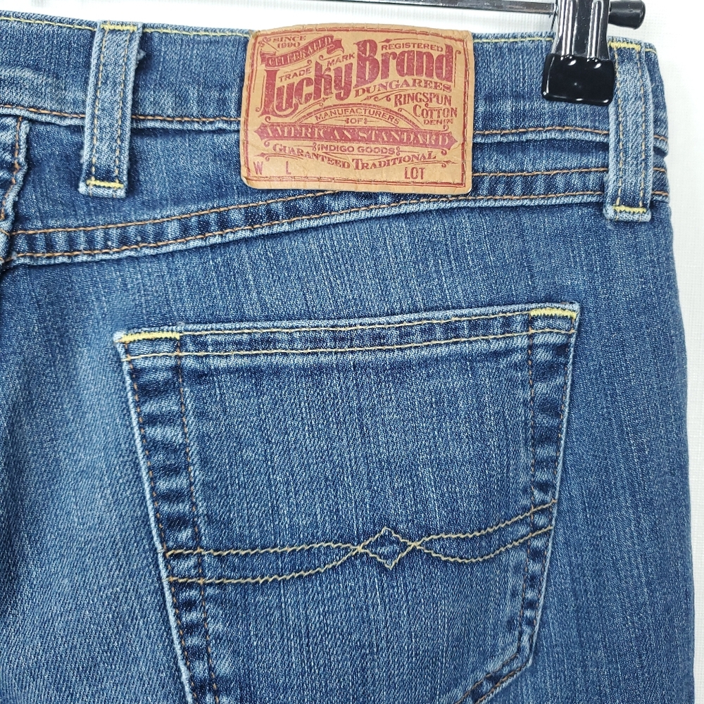 Lucky Brand Mid-Rise Flare Womens Jeans Size 8 29‎ x 32 Regular Stretch - Picture 9 of 9